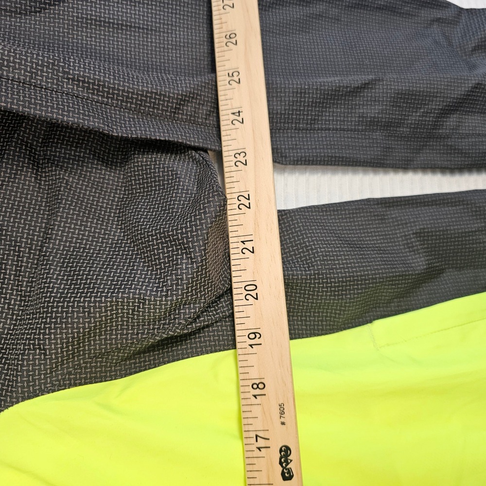 IllumiNITE Reflectivewear Mens Medium Cycling Jacket Neon Yellow Black Hi-Vis - Picture 5 of 7